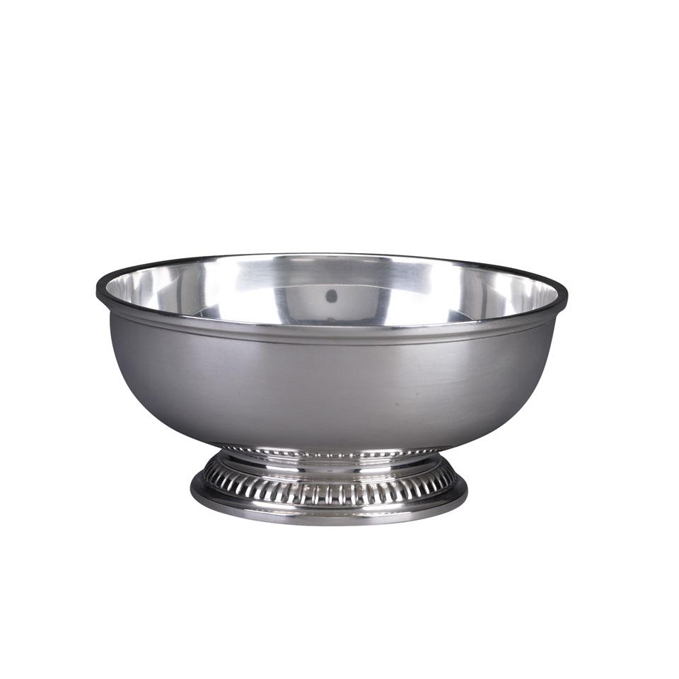 Canadian Silver Fruit Bowl, Henry Birks & Sons, Montreal, Que., 1947