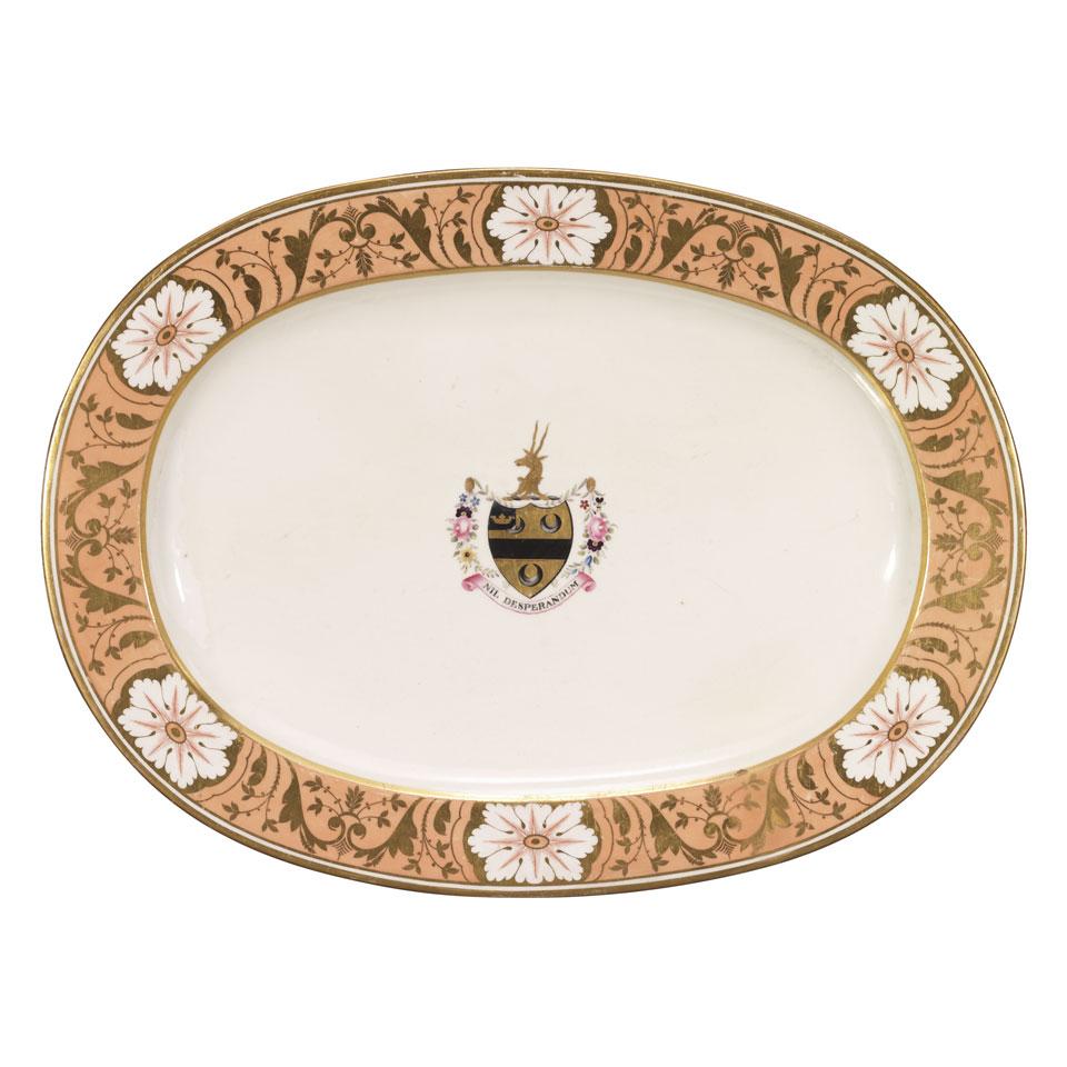 Chamberlain’s Worcester Armorial Platter, c.1816-20