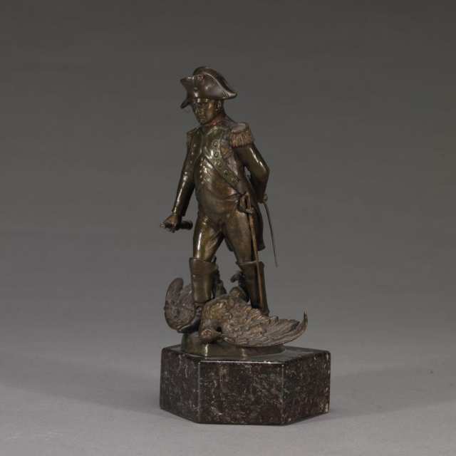 Patinated Bronze Figure of Napoleon, early 20th century