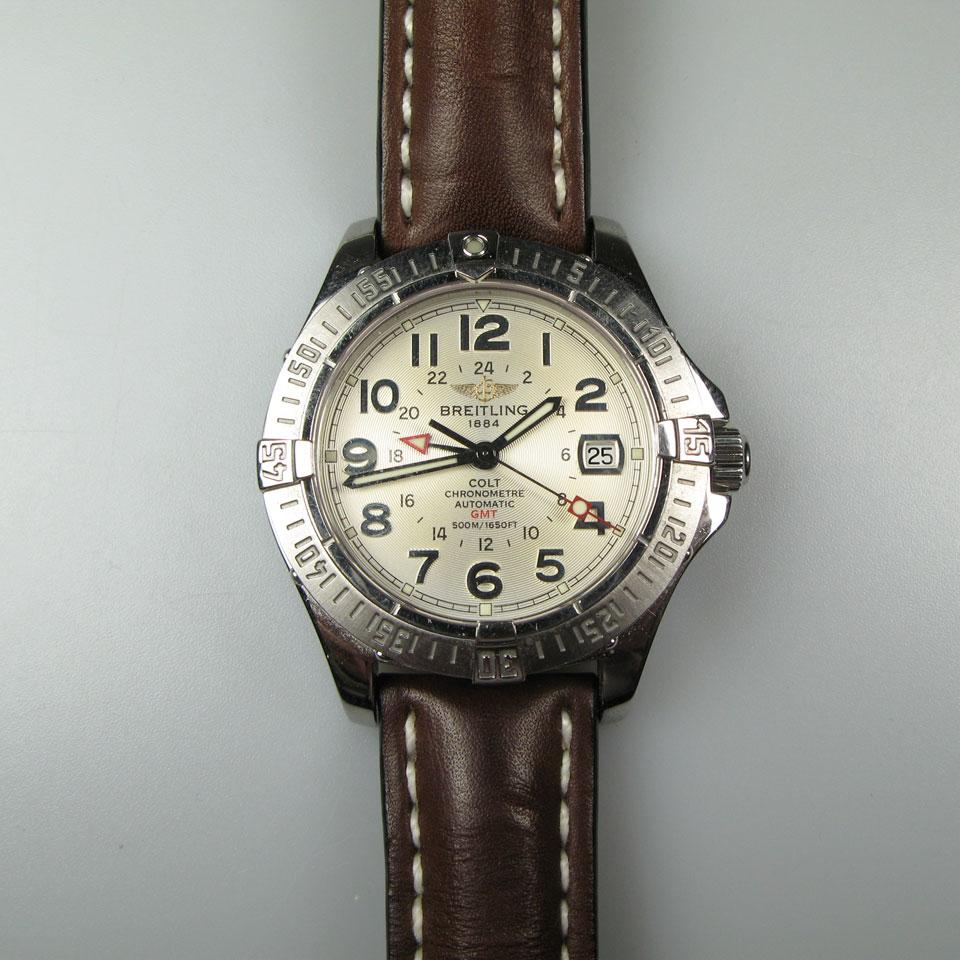 Breitling “Aeromarine Colt GMT” Wristwatch With Date