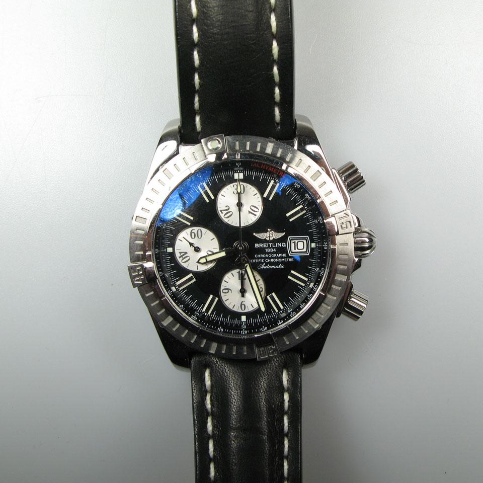 Men’s Breitling “Chronomat Evolution” Wristwatch With Date And Chronograph