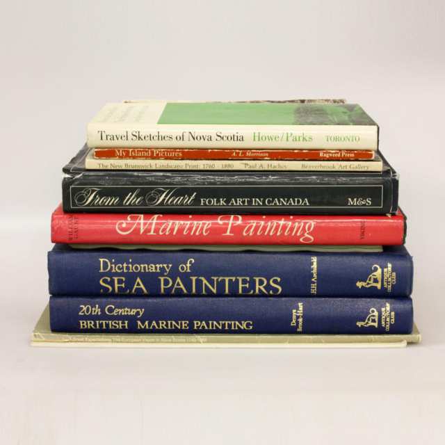 Seventeen Volumes on Maritime Art and Marine Painting