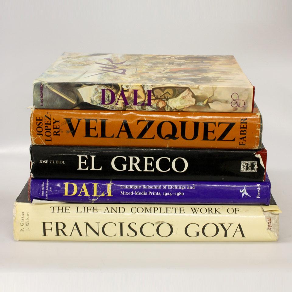 Five Volumes on Spanish Artists