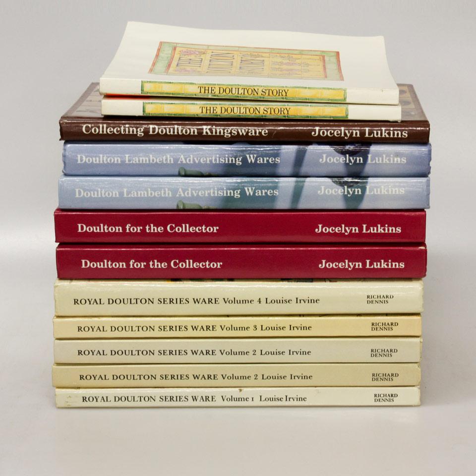 Thirty Volumes on Doulton Wares