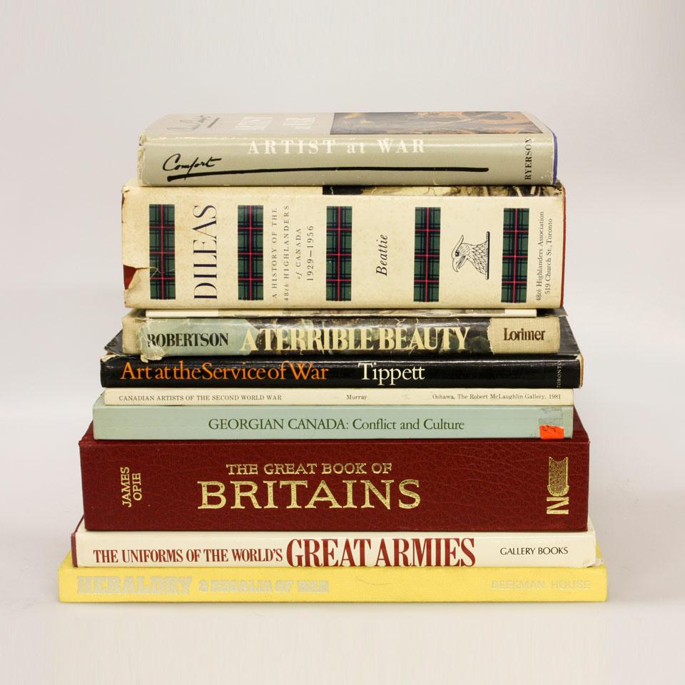 Eight Volumes on Canadian Military History and Art 