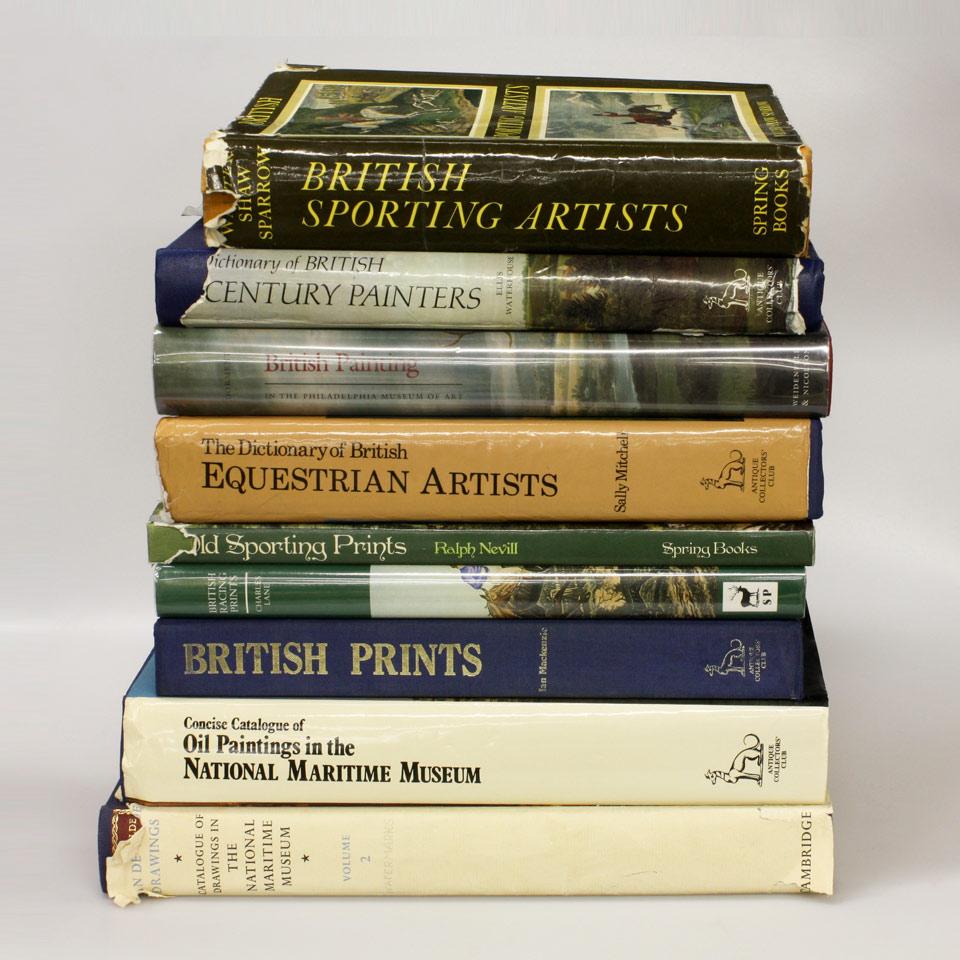 Nine Volumes on British Sporting Prints and Painters