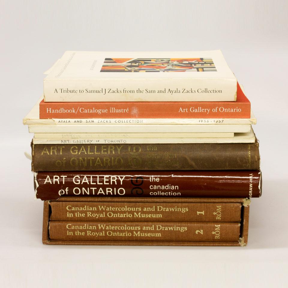 Ten Volumes on Canadian Art at the Art Gallery of Ontario, Art Gallery of Toronto and the Royal Ontario Museum