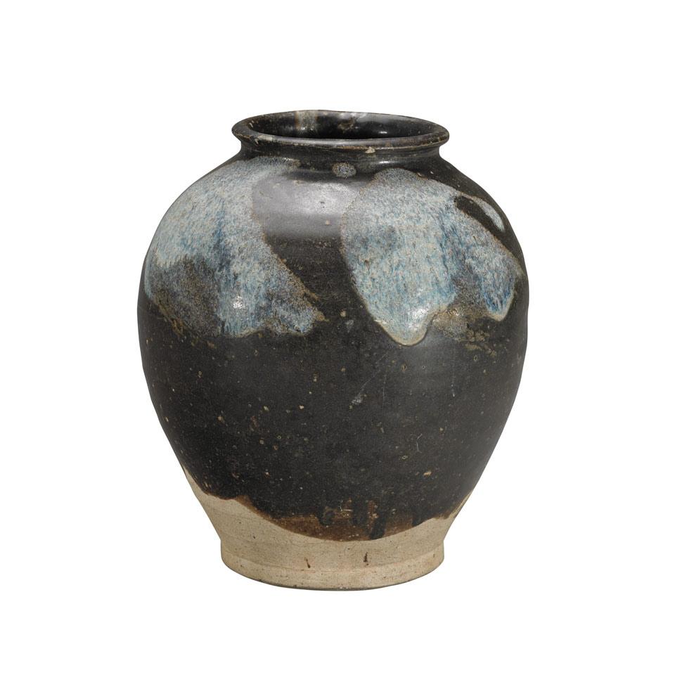 Phosphatic Splashed Amphora, Tang to Song Dynasty, 9th to 12th Century
