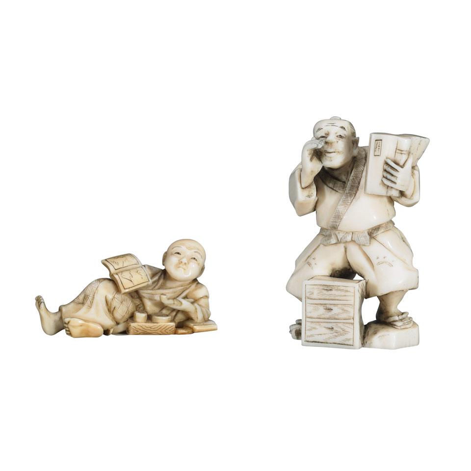 Two Small Ivory Carvings