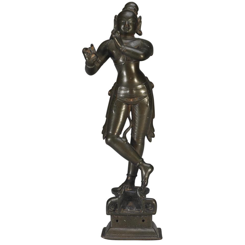 Bronze Figure of Krishna
