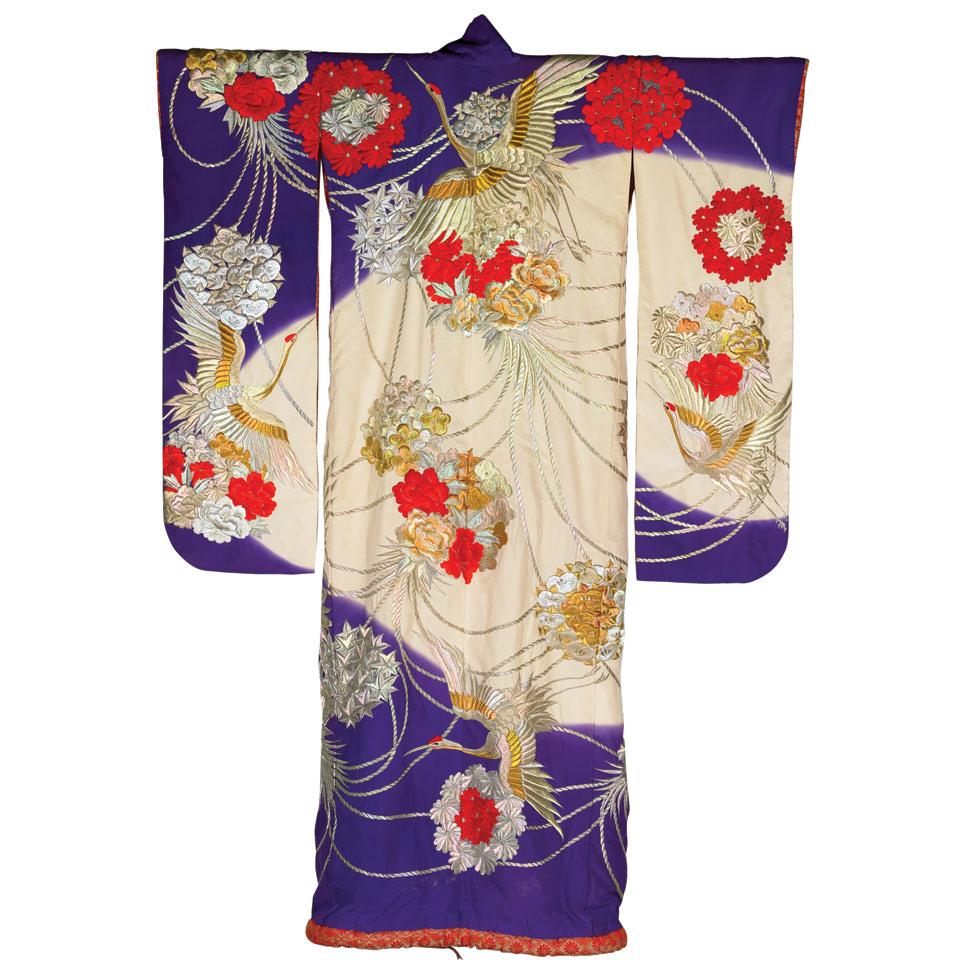 Silk Wedding Kimono, Uchikake