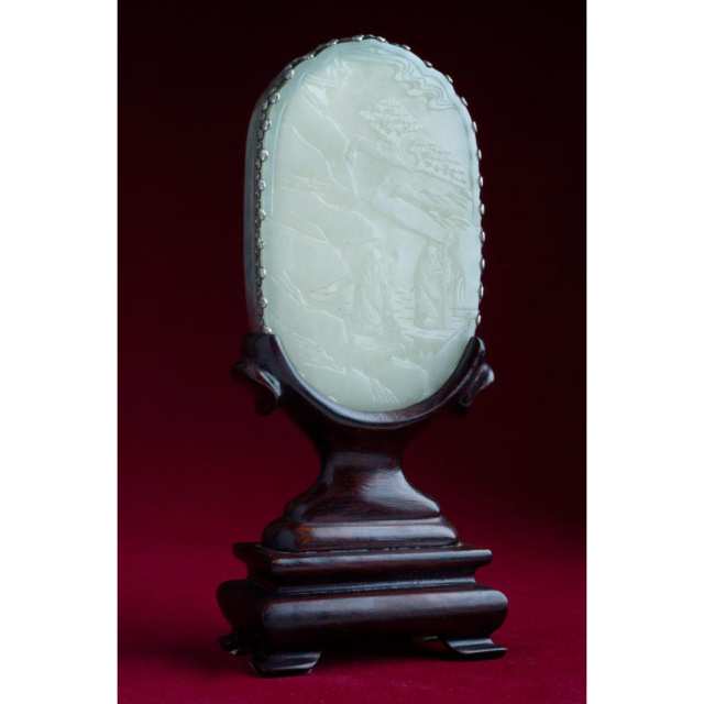 White Jade Plaque, Qing Dynasty, 18th/19th Century