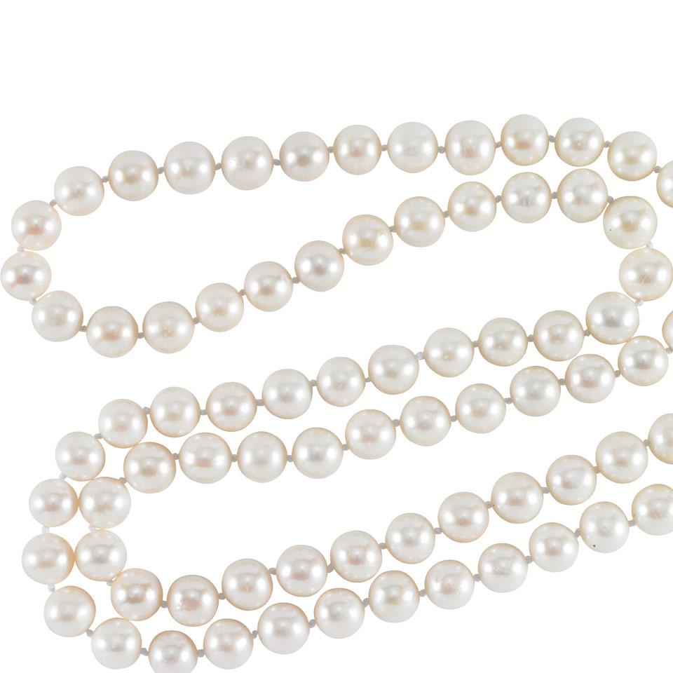 Single Endless Strand Of Freshwater Pearls