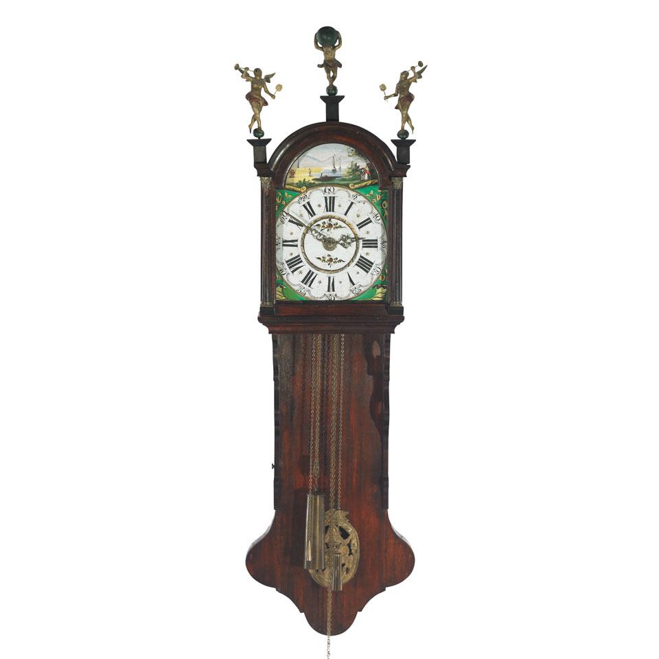 Dutch Staart Clock with Alarm, 19th century
