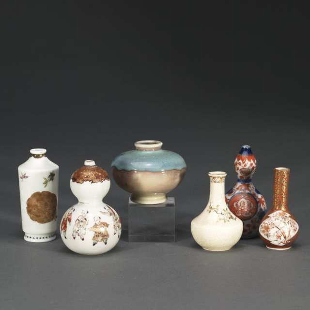 Six Japanese Vases