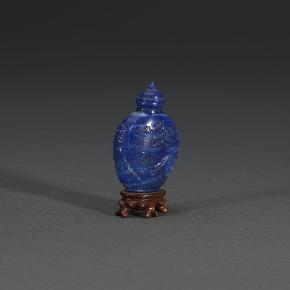 Lapis Lazuli Snuff Bottle 