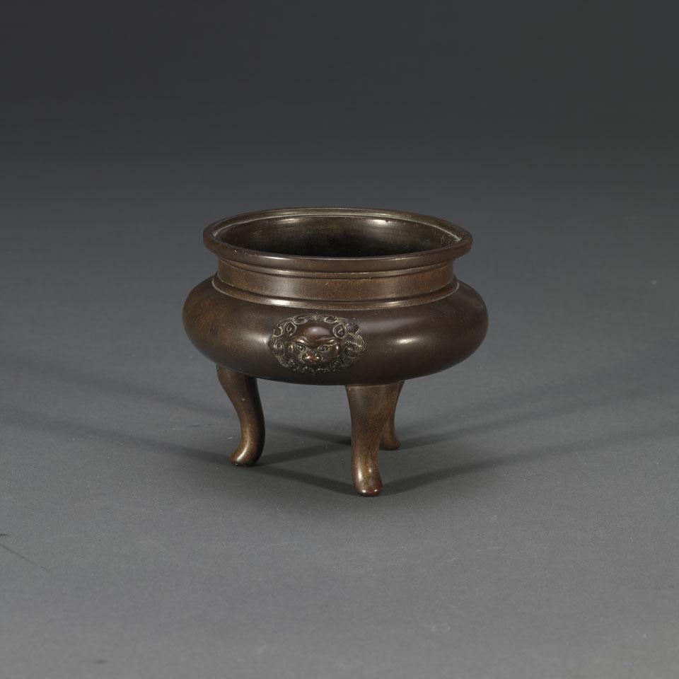 Bronze Tripod Censer
