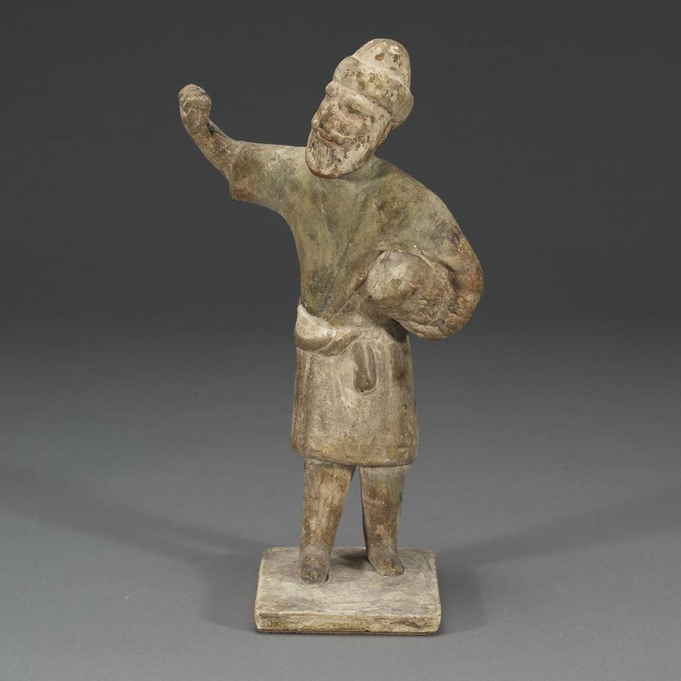 Tang Style Figure of a Foreign Groom