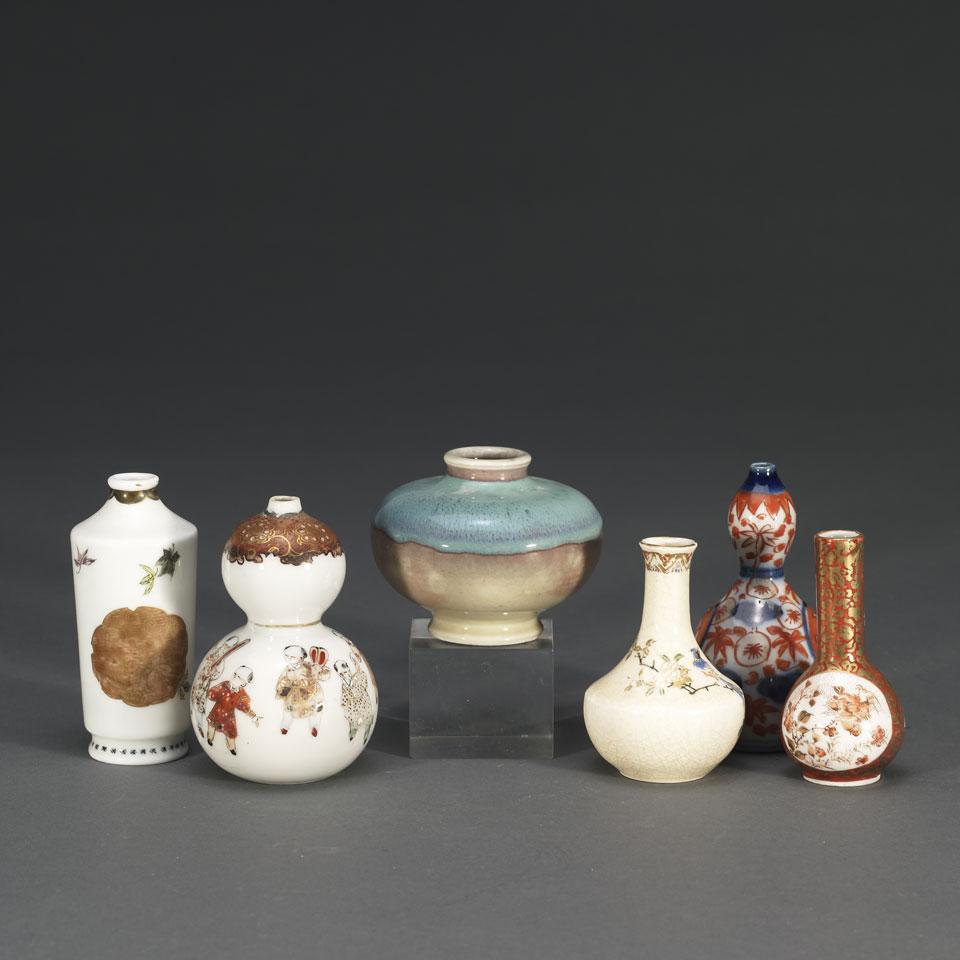 Six Japanese Vases