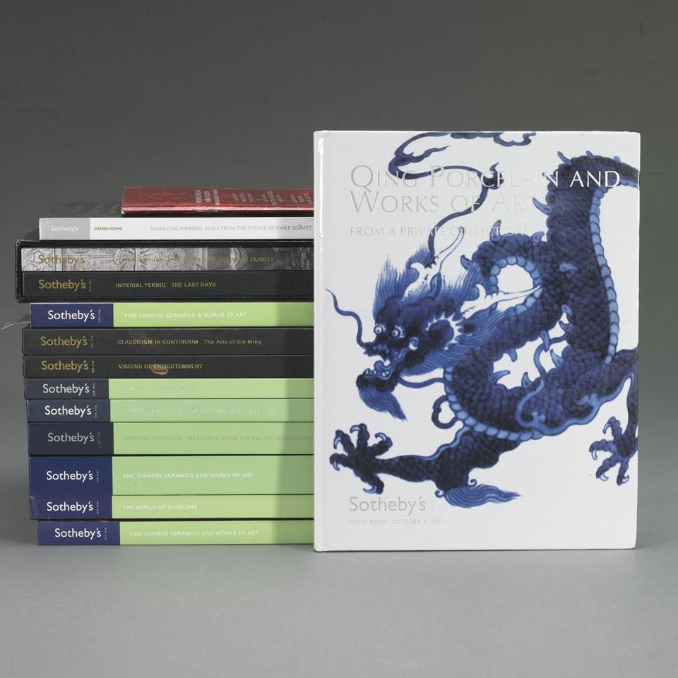 Sotheby’s Hong Kong, 2001-2008, Fourteen Volumes on Chinese Art