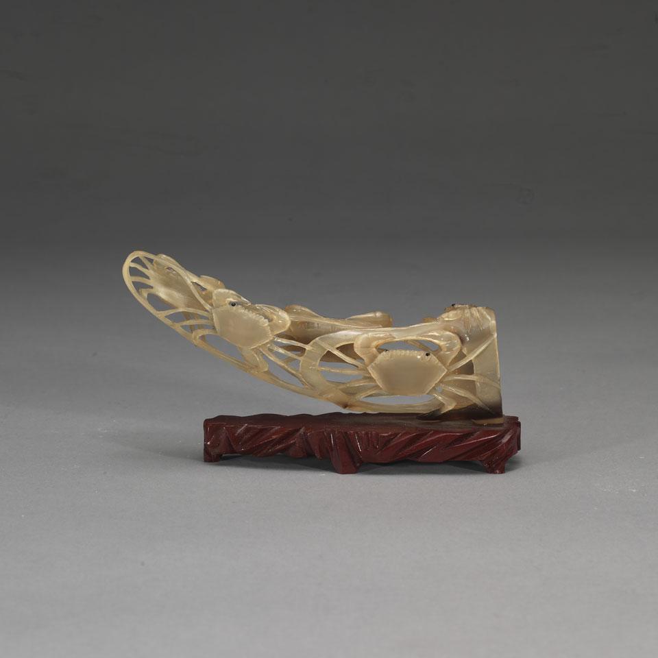 Reticulated Carved Horn