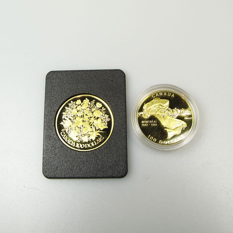 Canadian $100 Gold Coins