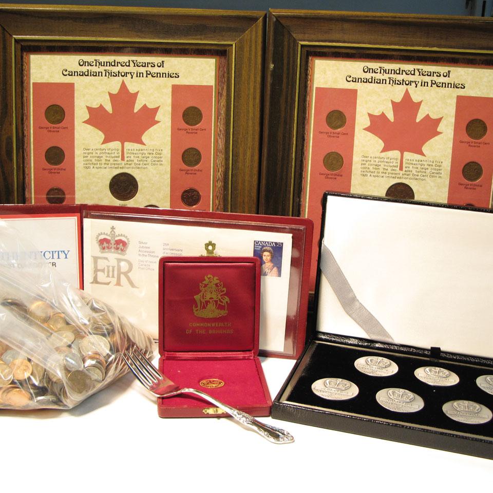 Framed Canadian Coin Sets