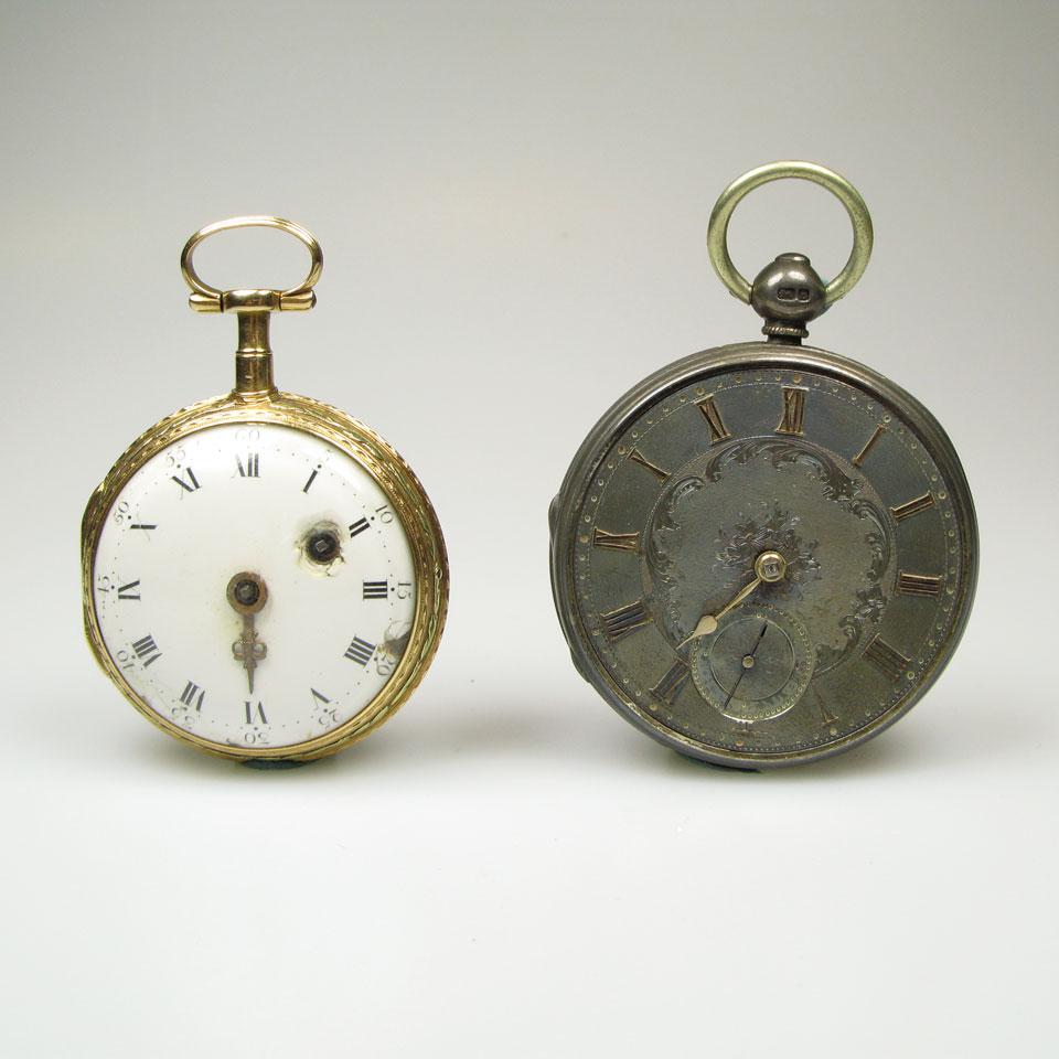 French Openface Pocket Watch