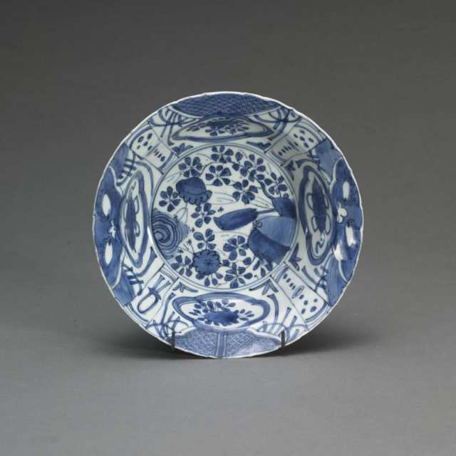 Blue and White ‘Kraak’ Bowl, Ming Dynasty, 16th Century