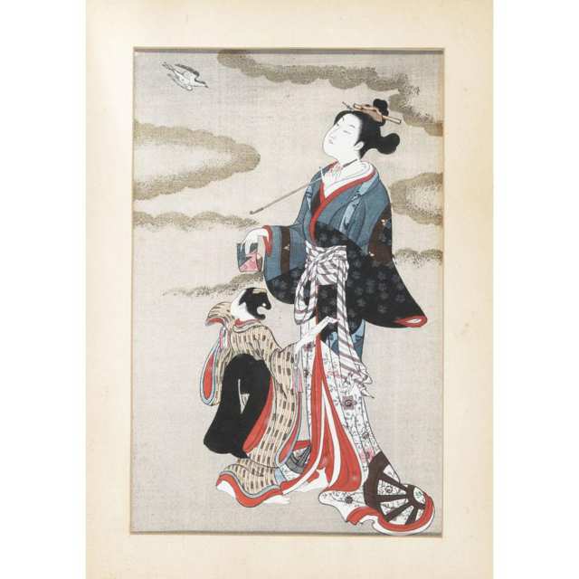 Five Ukioyo-e Woodblock Prints