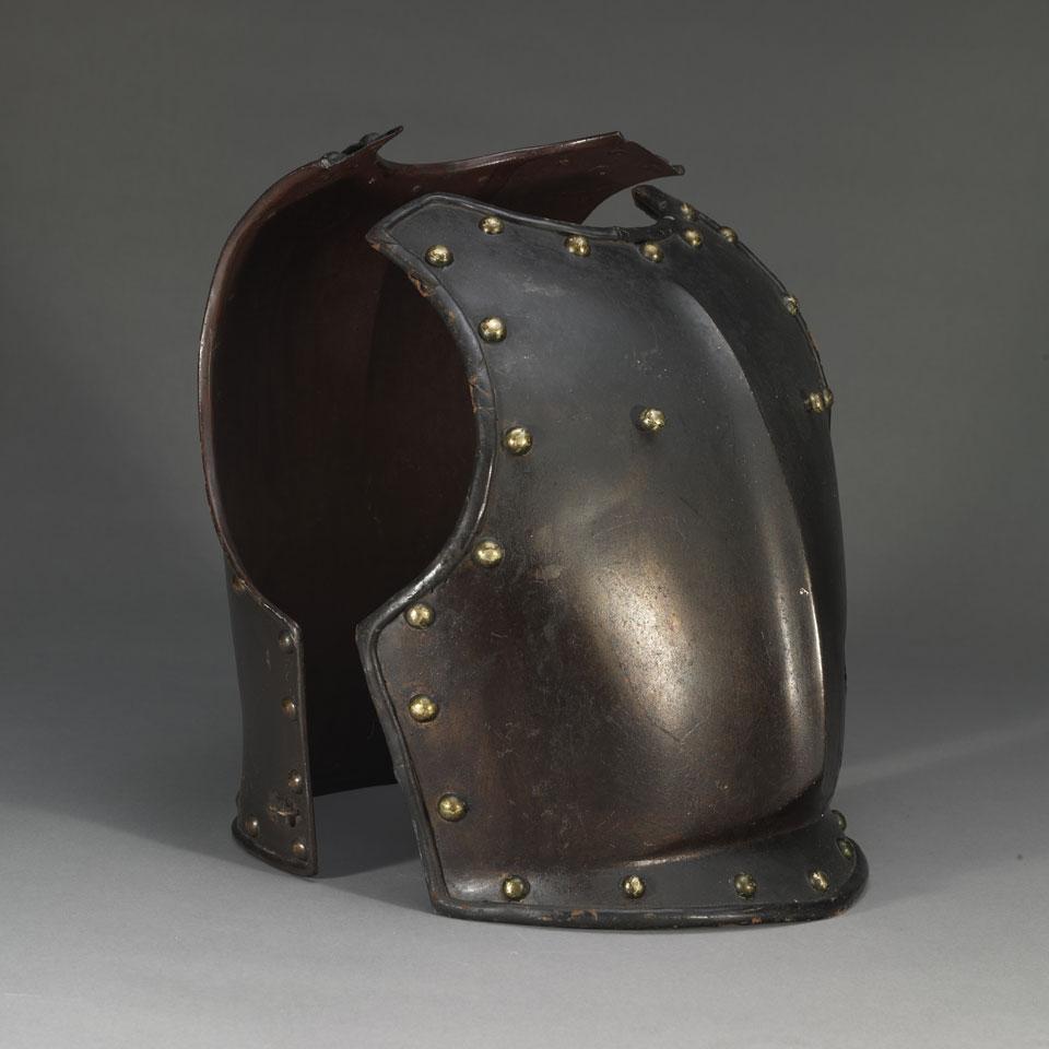 French Cuirassier’s Armour Breast and Backplate, 17th century