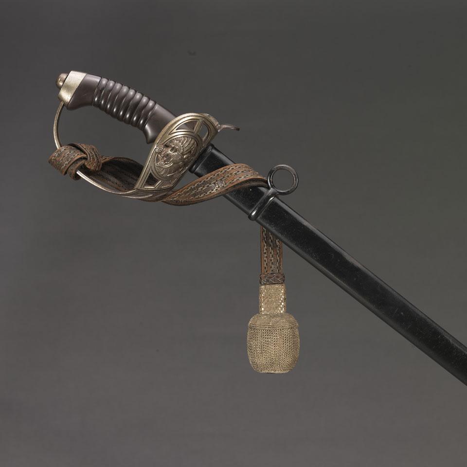 German Cavalry Sword, 19th century