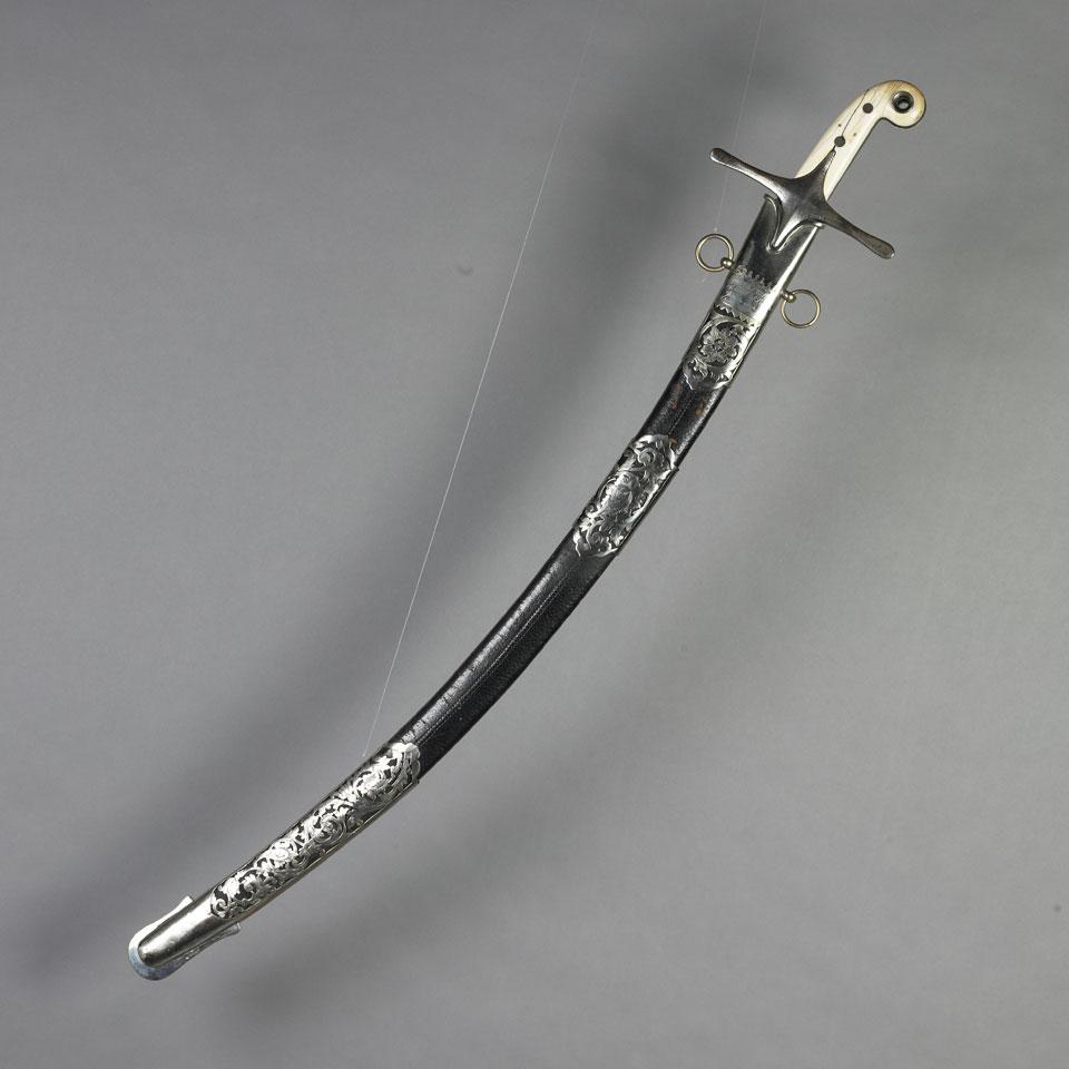 Irish Cavalry Officer’s Marmeluke Sword, 19th century