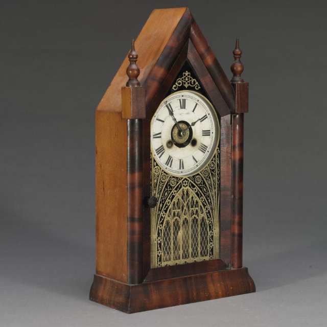 Jerome & Co. Rosewood Steeple Clock, c.1850