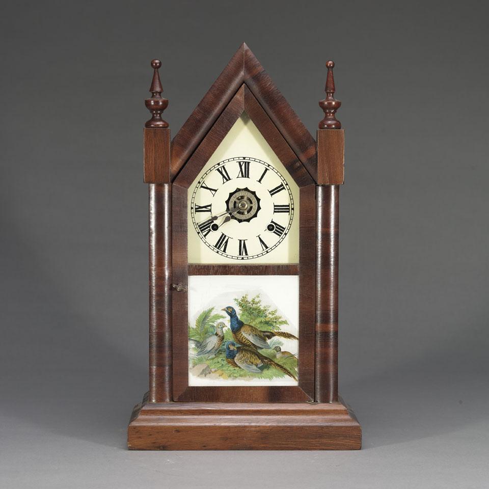 Ansonia Clock Company Rosewood Steeple Clock, c.1860