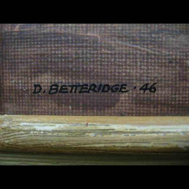 D, BETTERIDGE (CANADIAN, 20TH CENTURY) 