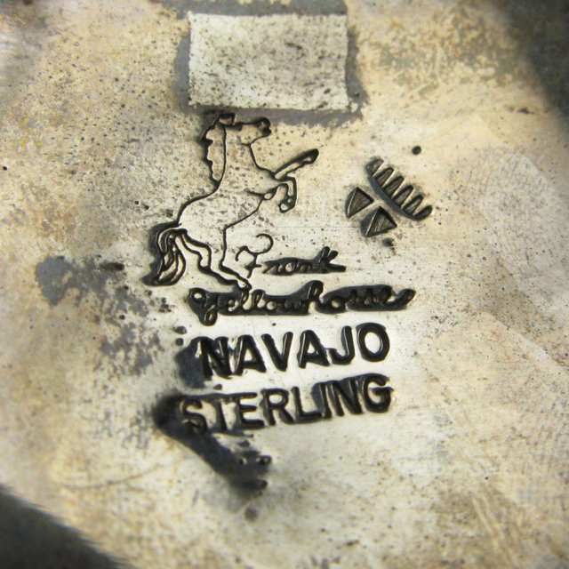 Frank Yellowhorse Navajo Sterling Silver Pendant