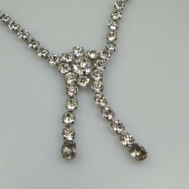 JayFlex Sterling Silver Necklace, Brooch And Earrings