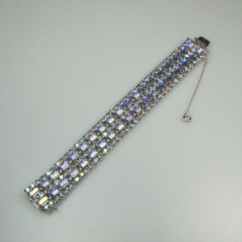 Sherman Silver-Tone Metal Strap Bracelet