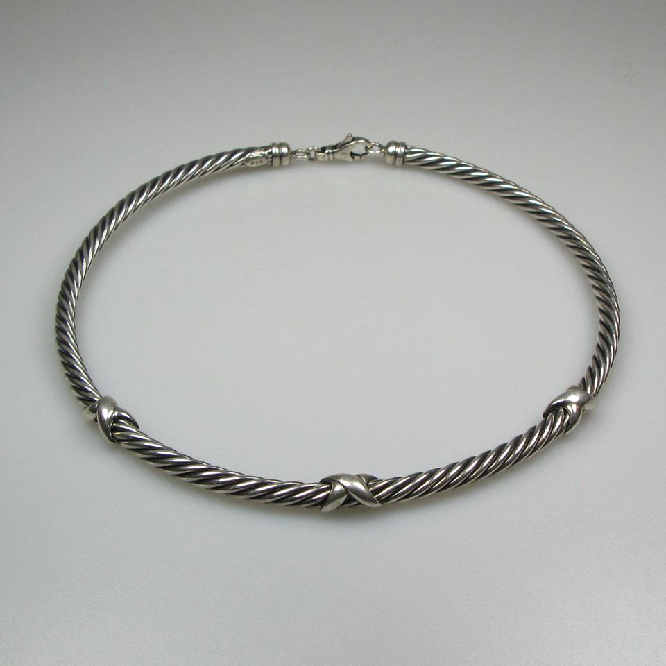 Sterling Silver Collar Necklace