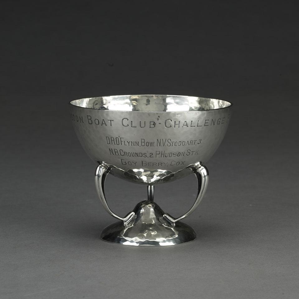 Edwardian Scottish Arts & Crafts Silver Bowl, R. & W. Sorley, Glasgow, 1904
