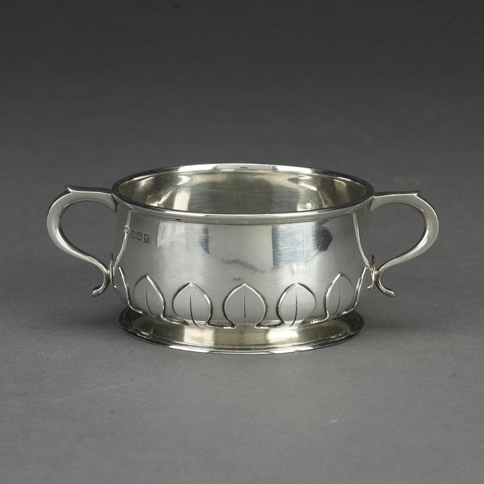 English Silver Sugar Bowl, Birmingham, 1922