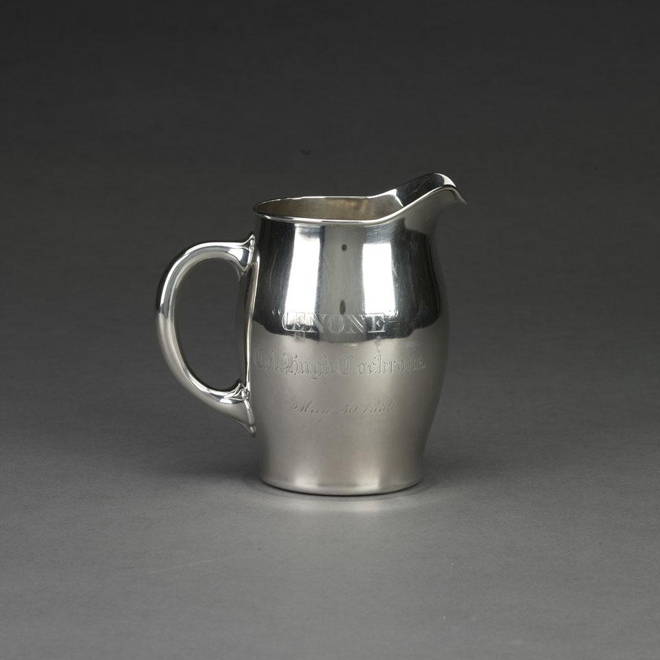 American Silver Jug, Whiting Manufacturing Co., New York, N.Y., c.1890