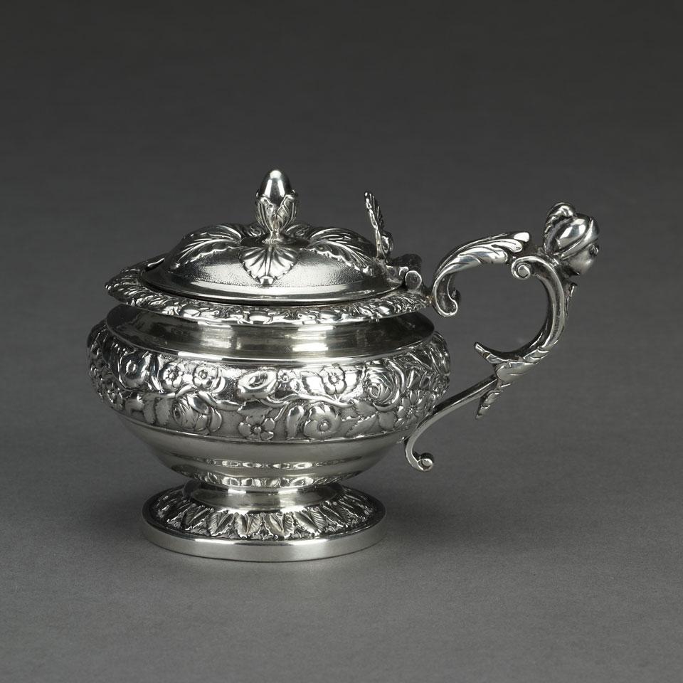 George III Silver Mustard Pot, Rebecca Emes & Edward Barnard, London, 1819