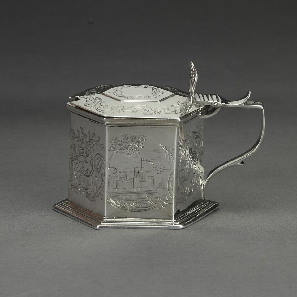 Victorian Silver Mustard Pot, John James Keith, London, 1844