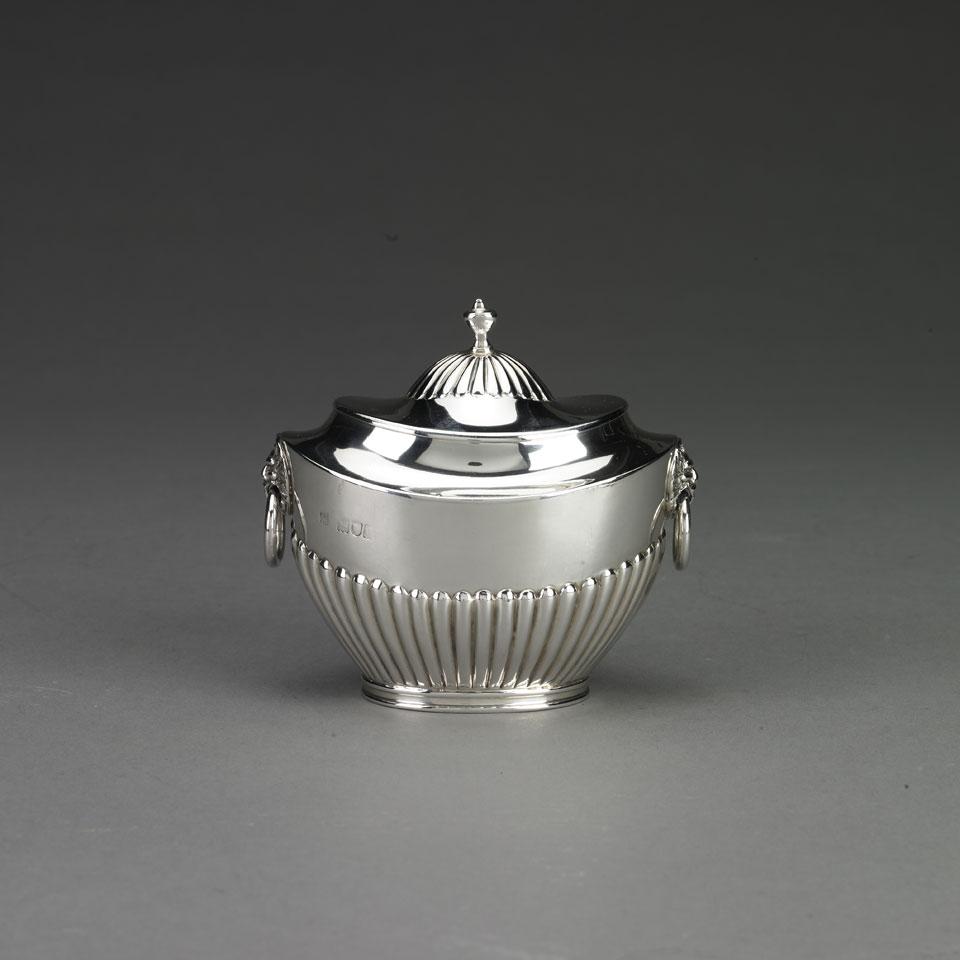 Late Victorian Silver Tea Caddy, William Gibson & John Lawrence Langman, London, 1898