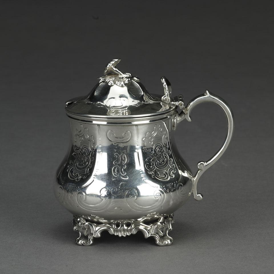 Victorian Silver Mustard Pot, William Robert Smily, London, 1852