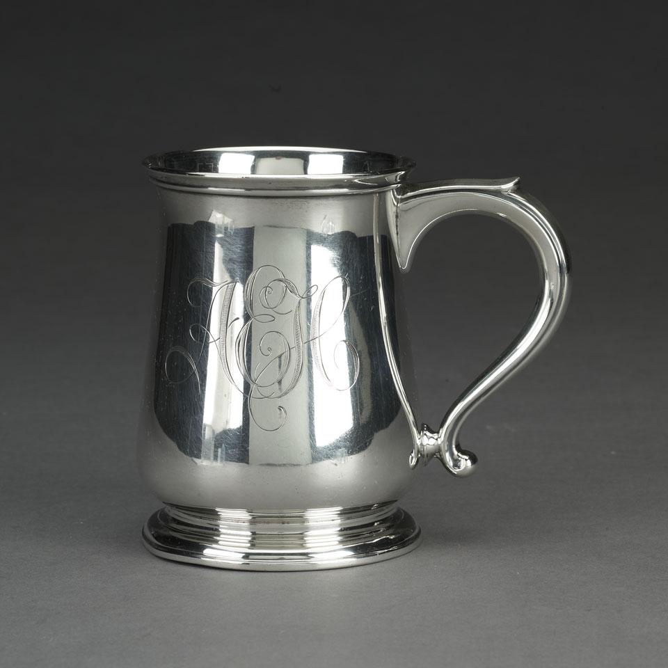 English Silver Mug, Mappin & Webb, Sheffield, 1951