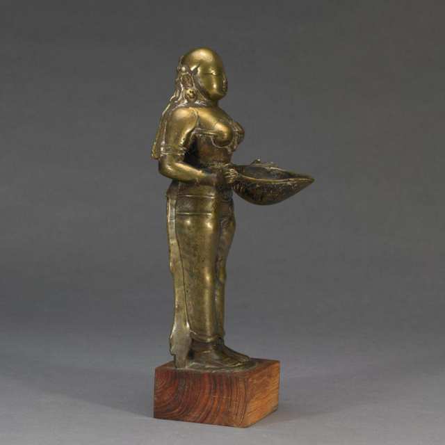 Bronze Figure of an Attendant