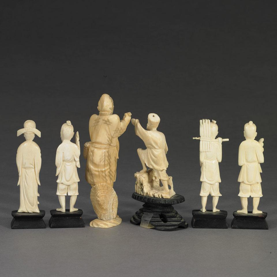 Six Ivory Carvings